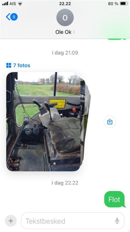 Bagger a típus Bobcat E16, Gebrauchtmaschine ekkor: Horsens (Kép 5)