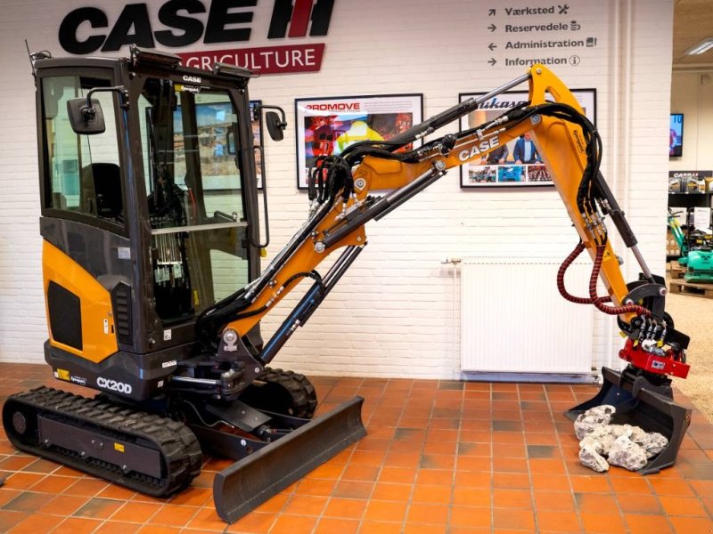 Bagger van het type Case IH CX 20 D med CityBom og inkl. Rototilt R1, Gebrauchtmaschine in Aalborg SV