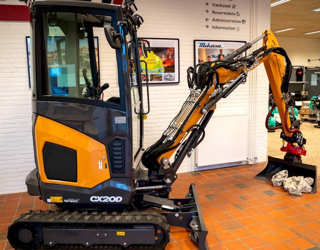 Bagger Türe ait Case IH CX 20 D med CityBom og inkl. Rototilt R1, Gebrauchtmaschine içinde Aalborg SV (resim 6)