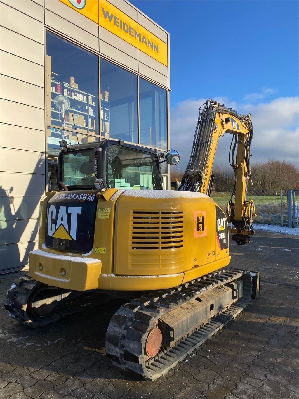 Bagger van het type CAT 308E2CR, Gebrauchtmaschine in Vojens (Foto 4)