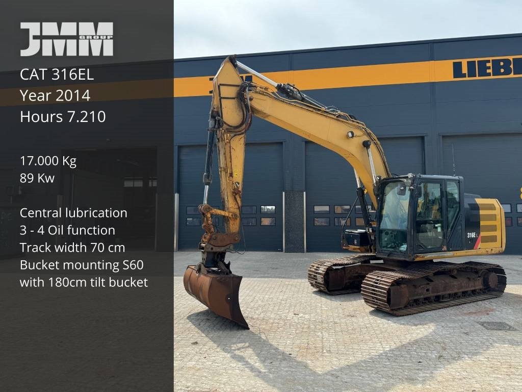 Bagger tipa CAT 316EL, Gebrauchtmaschine u Vojens (Slika 1)