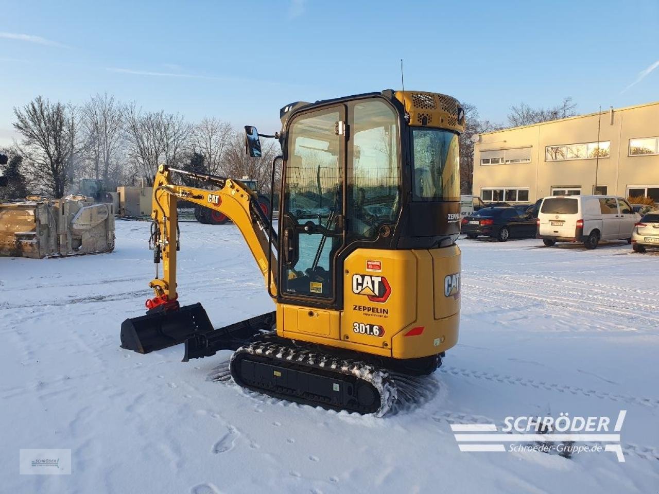 Bagger Türe ait Caterpillar 301.6, Neumaschine içinde Langenweddingen (resim 9)