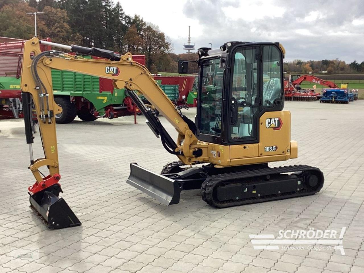 Bagger typu Caterpillar 303.5 CR, Gebrauchtmaschine w Penzlin (Zdjęcie 3)