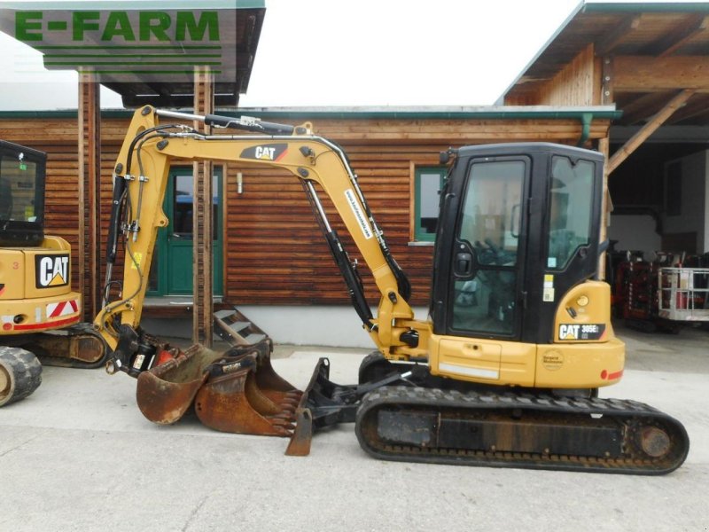 Bagger des Typs Caterpillar 305e ( 4.990kg ) powertilt + hydr. sw + 3 löffel, Gebrauchtmaschine in ST. NIKOLAI/DR.