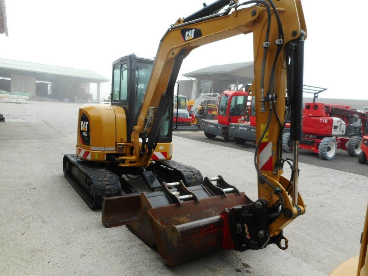 Bagger del tipo Caterpillar 305e ( 4.990kg ) powertilt + hydr. sw + 3 löffel, Gebrauchtmaschine en ST. NIKOLAI/DR. (Imagen 5)