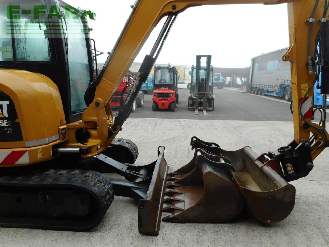 Bagger tip Caterpillar 305e ( 4.990kg ) powertilt + hydr. sw + 3 löffel, Gebrauchtmaschine in ST. NIKOLAI/DR. (Poză 15)