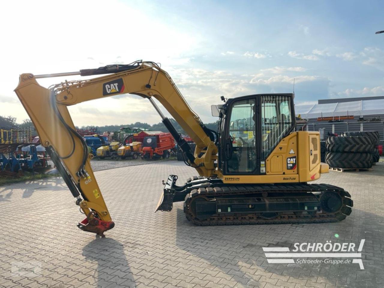 Bagger typu Caterpillar 309 CR, Gebrauchtmaschine v Wildeshausen (Obrázek 4)