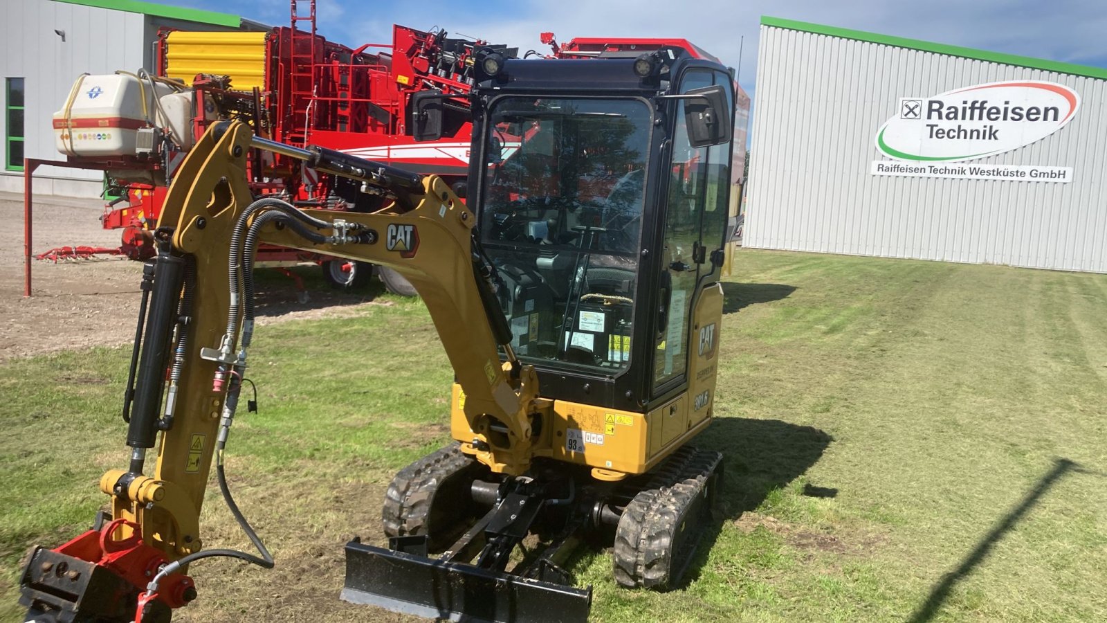 Bagger Türe ait Caterpillar Minibagger 301.6, Gebrauchtmaschine içinde Lohe-Rickelshof (resim 1)