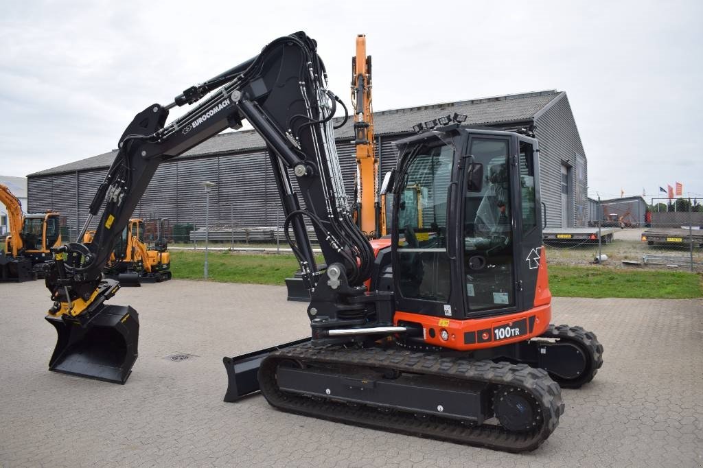 Bagger typu Eurocomach 100 TR DEMO MODEL FÅ TIMER MED CITY BOM / KNÆKARM, Gebrauchtmaschine v Fredensborg (Obrázek 4)