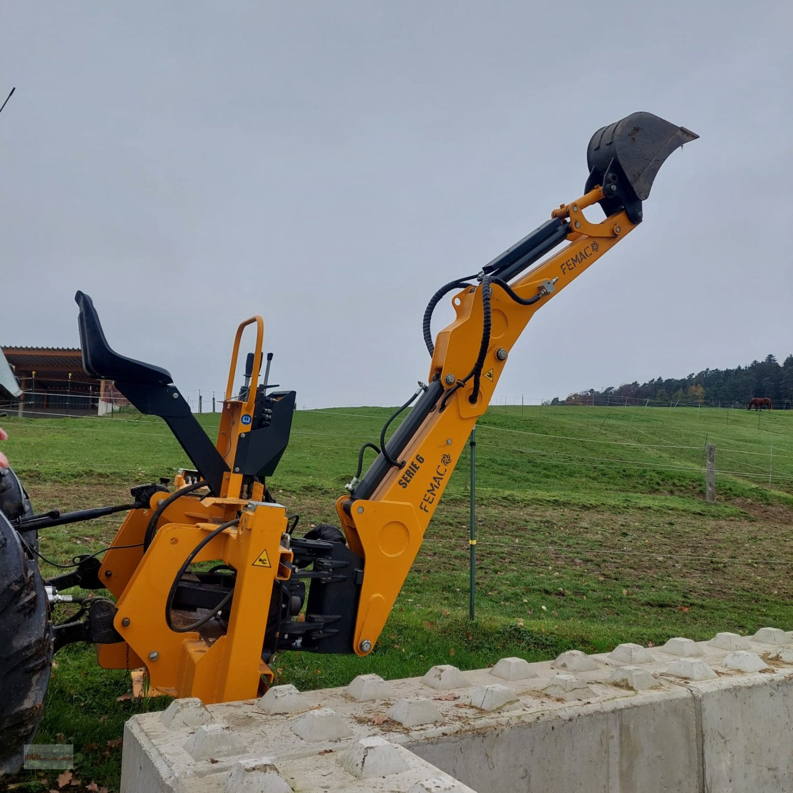 Bagger типа Femac Heckbagger, Gebrauchtmaschine в Mitterscheyern (Фотография 1)