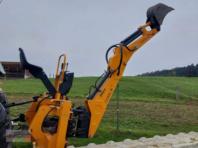 Bagger des Typs Femac Heckbagger, Gebrauchtmaschine in Mitterscheyern (Bild 1)