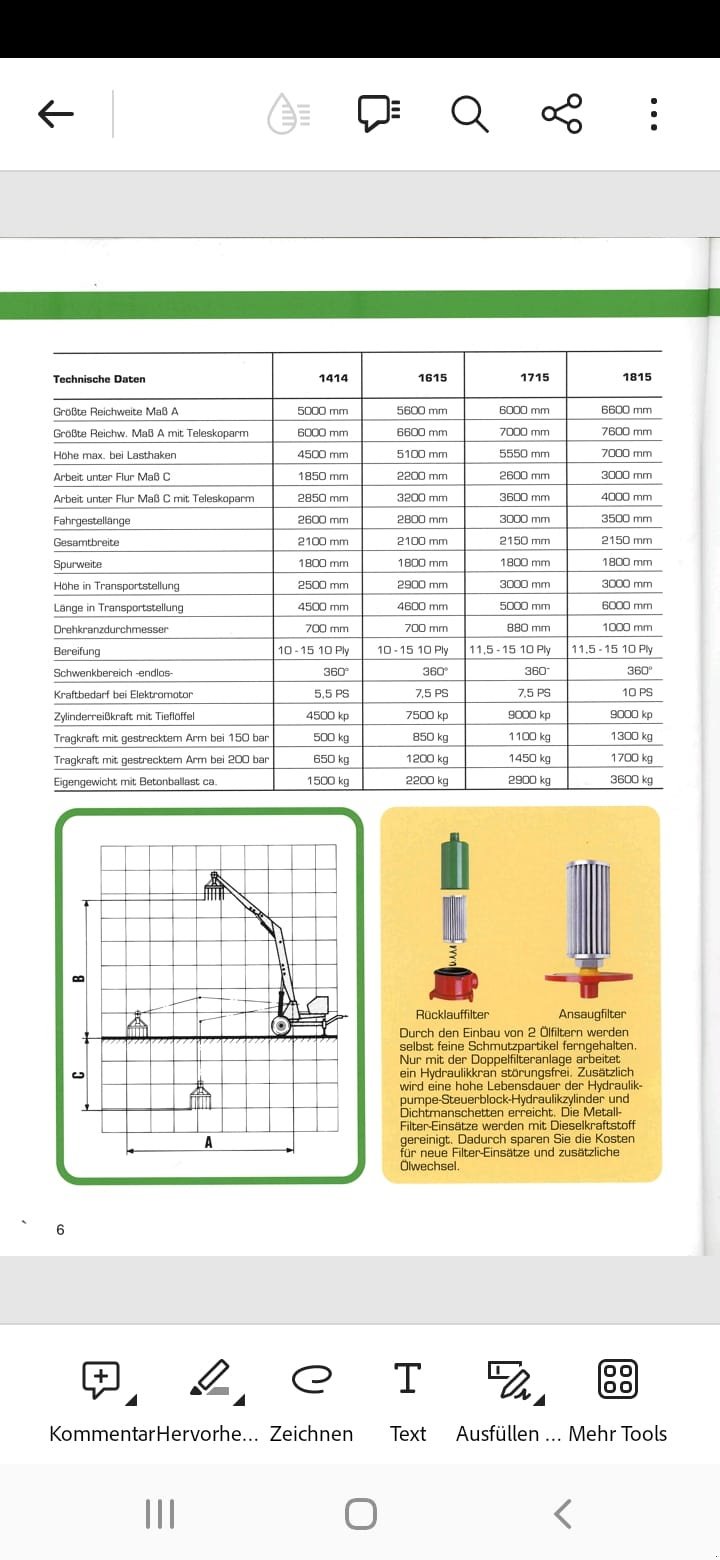 Bagger Türe ait Griesser 1414, Gebrauchtmaschine içinde Peiting (resim 14)