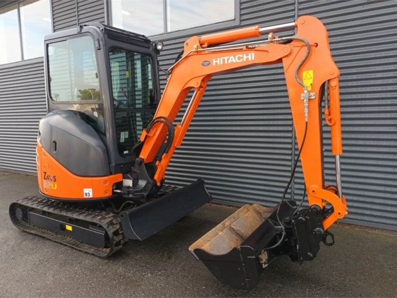 Bagger van het type Hitachi zx22u-2 clr, Gebrauchtmaschine in Fårevejle