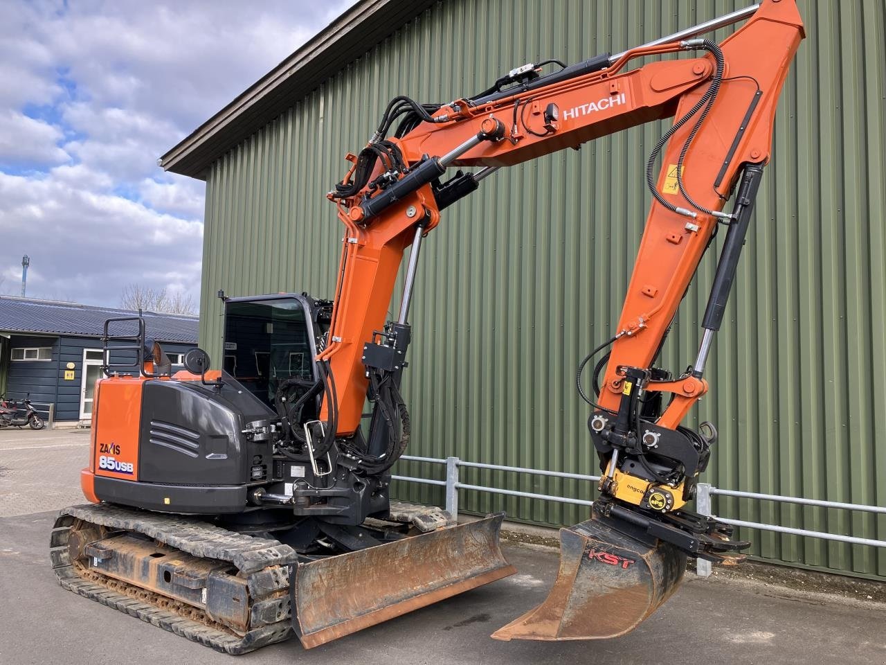 Bagger typu Hitachi ZX85 USB-6, Gebrauchtmaschine v Middelfart (Obrázek 6)