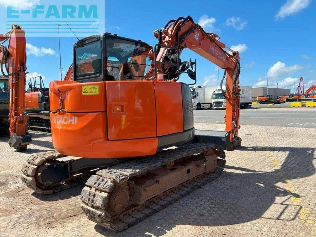 Bagger Türe ait Hitachi ZX85US-6-MN-BL, Gebrauchtmaschine içinde Hamburg (resim 3)