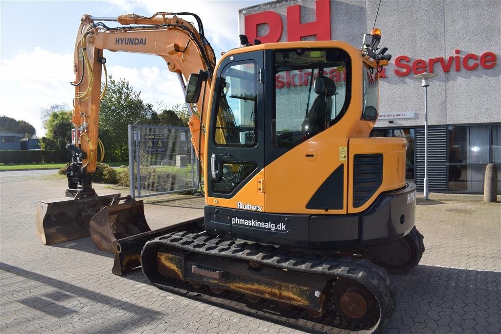 Bagger Türe ait Hyundai 80CR-9A, Gebrauchtmaschine içinde Fredensborg (resim 8)