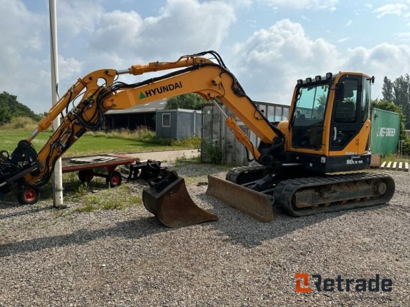 Bagger Türe ait Hyundai 80CR-9A, Gebrauchtmaschine içinde Rødovre (resim 1)