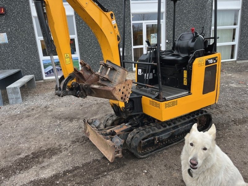 Bagger Türe ait JCB 16C-1 MED SKOVLSÆT, Gebrauchtmaschine içinde Dronninglund (resim 1)