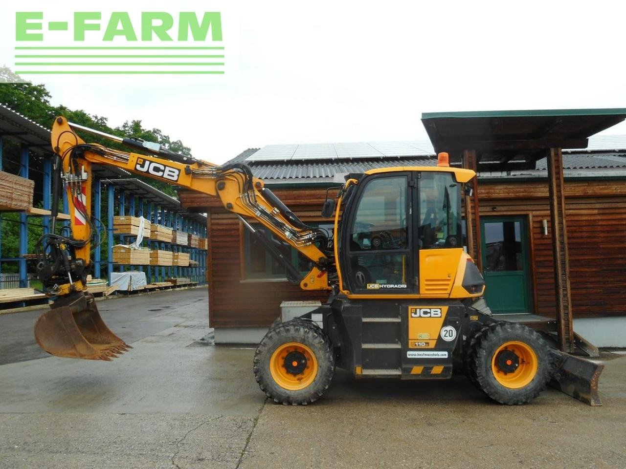 Bagger типа JCB hd110w mit rototilt!! ( 11.545kg ), Gebrauchtmaschine в ST. NIKOLAI/DR. (Фотография 1)