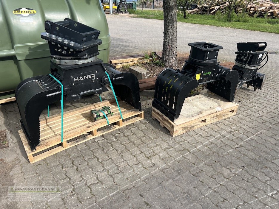 Bagger van het type KG-AGRAR Mehrzweckgreifer Sortiergreifer Abbruchgreifer, Neumaschine in Langensendelbach (Foto 1)