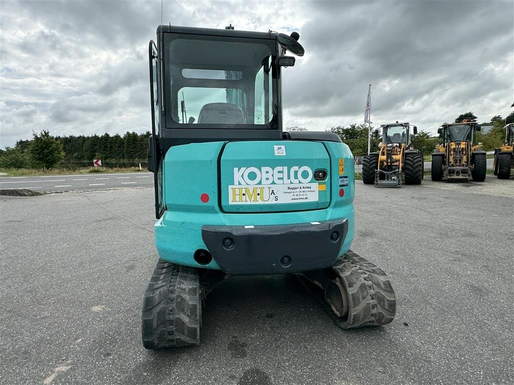 Bagger del tipo Kobelco SK55 KUN 1900 TIMER OG MED SKOVLE!, Gebrauchtmaschine en Nørager (Imagen 6)