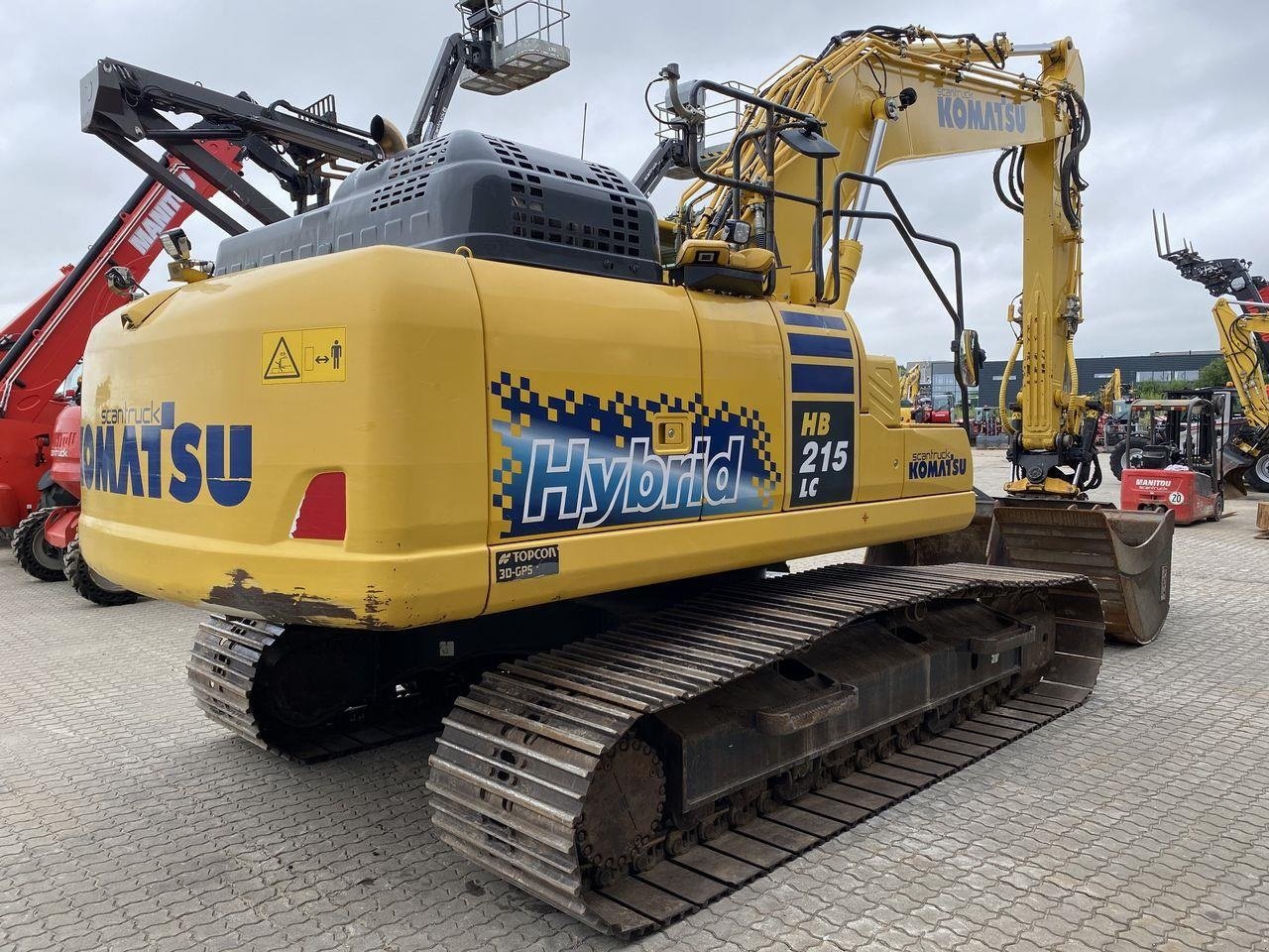 Bagger du type Komatsu HB215LC-3, Gebrauchtmaschine en Skive (Photo 4)