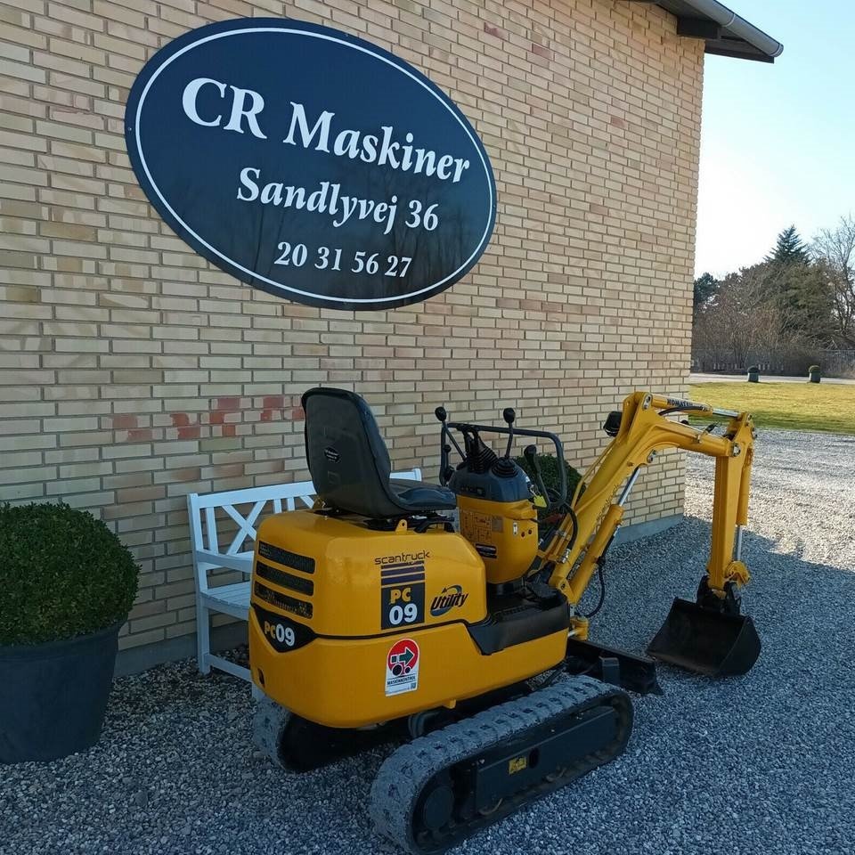 Bagger del tipo Komatsu Minigraver, komatsu pc9, Gebrauchtmaschine In Fårevejle (Immagine 5)