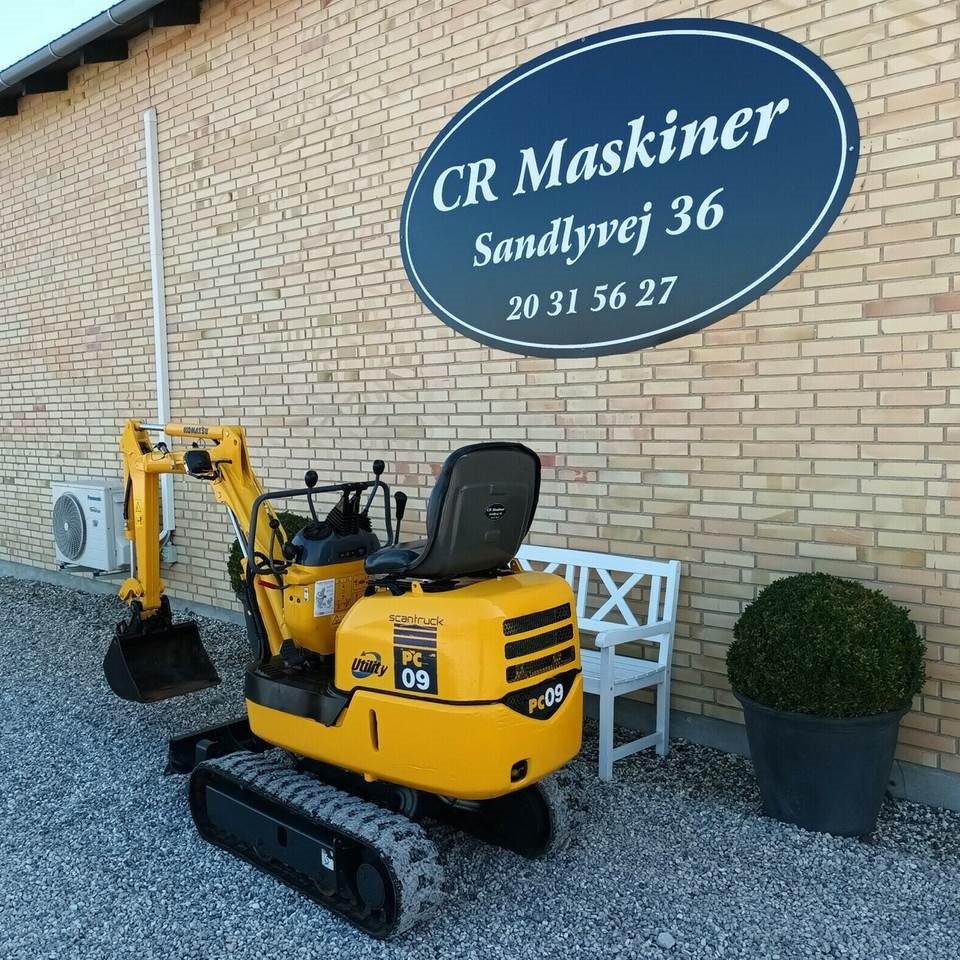 Bagger del tipo Komatsu Minigraver, komatsu pc9, Gebrauchtmaschine In Fårevejle (Immagine 8)