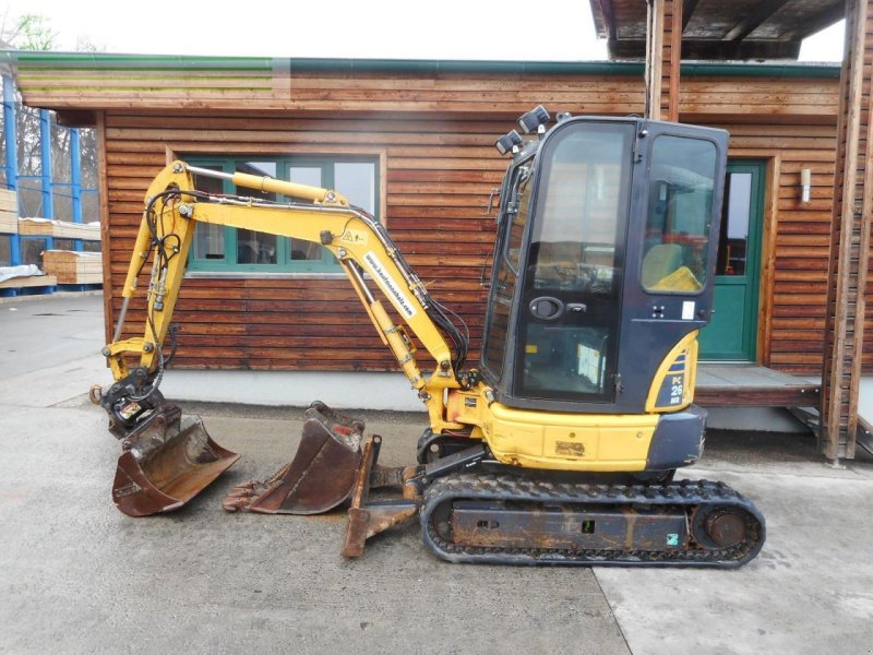 Bagger Türe ait Komatsu pc 26mr-3 ( 2.710kg ) mit powertilt, Gebrauchtmaschine içinde ST. NIKOLAI/DR. (resim 1)