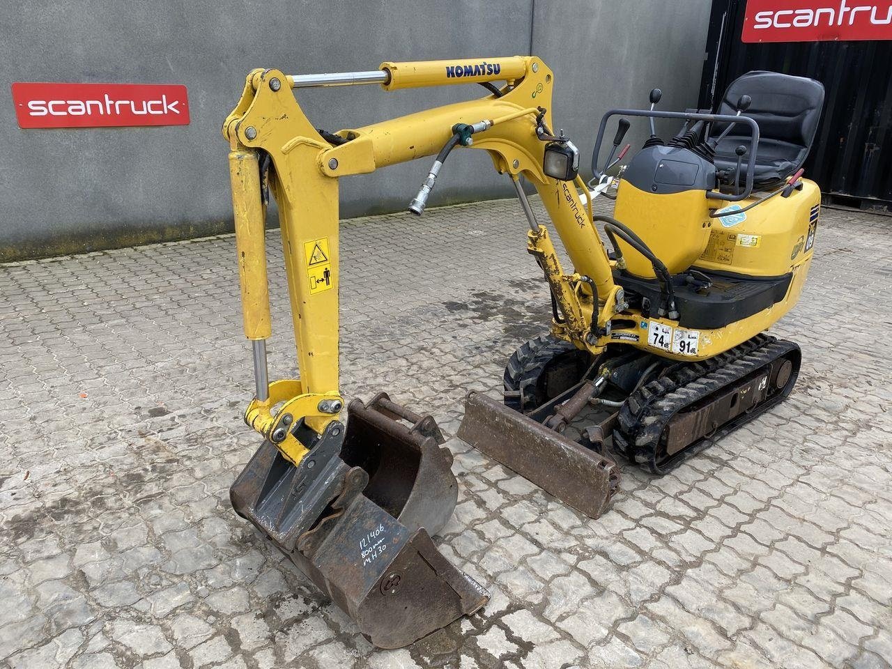 Bagger typu Komatsu PC09-1, Gebrauchtmaschine w Skive (Zdjęcie 1)