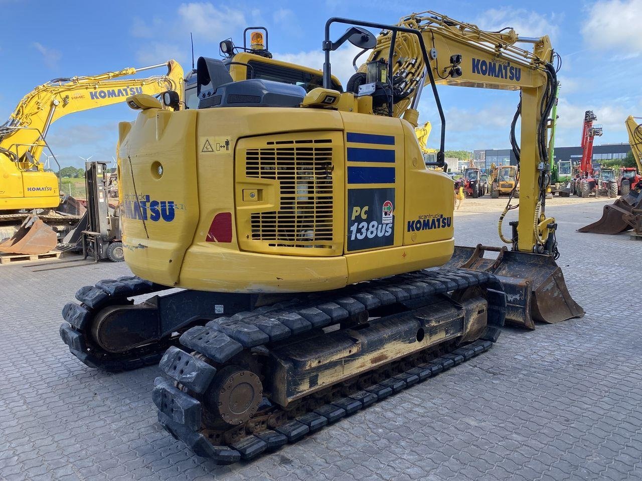 Bagger Türe ait Komatsu PC138US-11, Gebrauchtmaschine içinde Skive (resim 4)