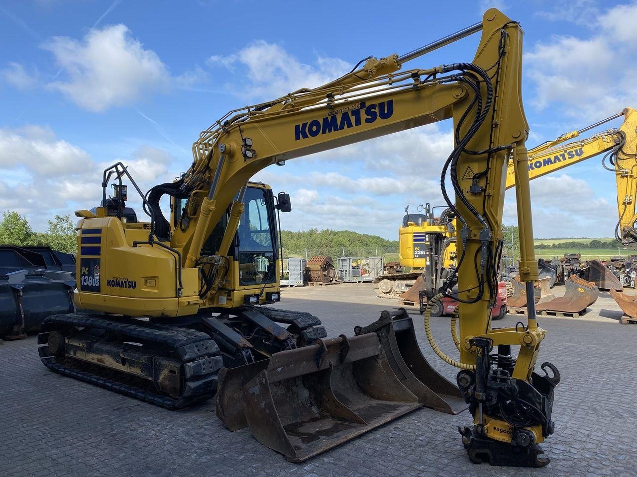 Bagger van het type Komatsu PC138US-11, Gebrauchtmaschine in Skive (Foto 5)