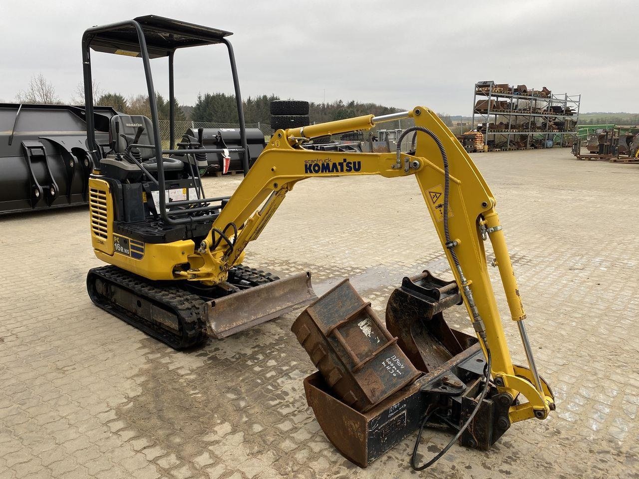 Bagger tip Komatsu PC16R-3HS CANOPY, Gebrauchtmaschine in Skive (Poză 5)