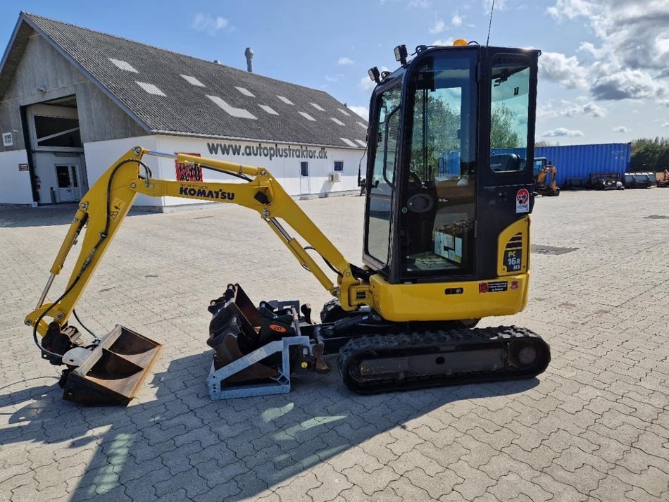 Bagger des Typs Komatsu PC16R-3HS Danmarks flotteste, Gebrauchtmaschine in Vrå (Bild 6)