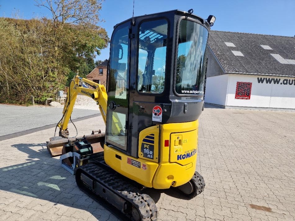 Bagger des Typs Komatsu PC16R-3HS Danmarks flotteste, Gebrauchtmaschine in Vrå (Bild 5)