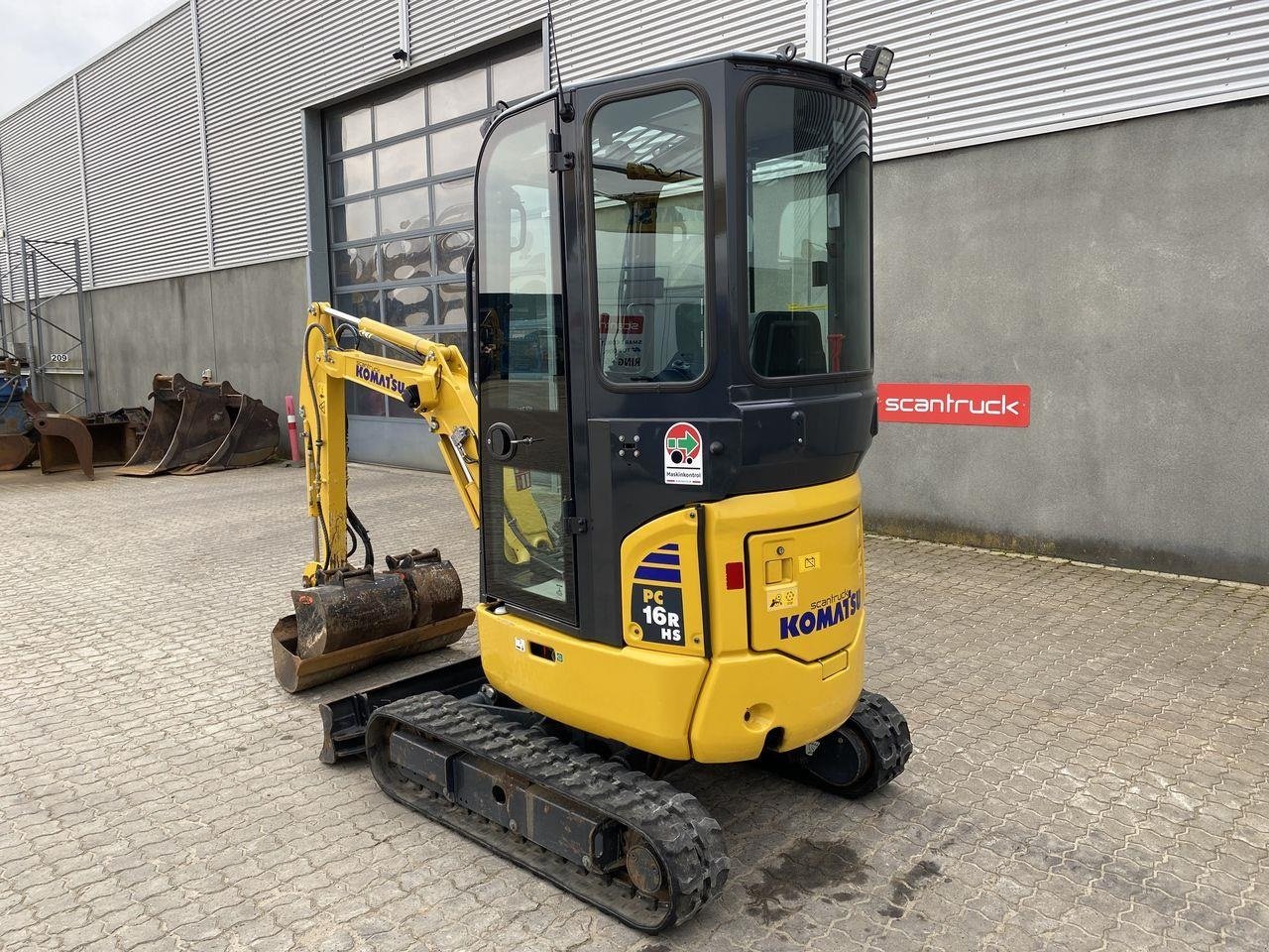 Bagger del tipo Komatsu PC16R-3HS PROP, Gebrauchtmaschine en Skive (Imagen 2)