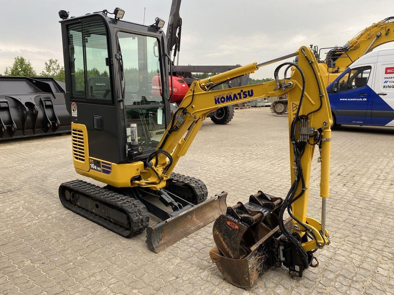 Bagger del tipo Komatsu PC16R-3HS PROP, Gebrauchtmaschine en Skive (Imagen 5)