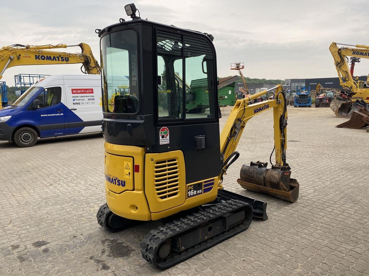 Bagger del tipo Komatsu PC16R-3HS PROP, Gebrauchtmaschine en Skive (Imagen 4)