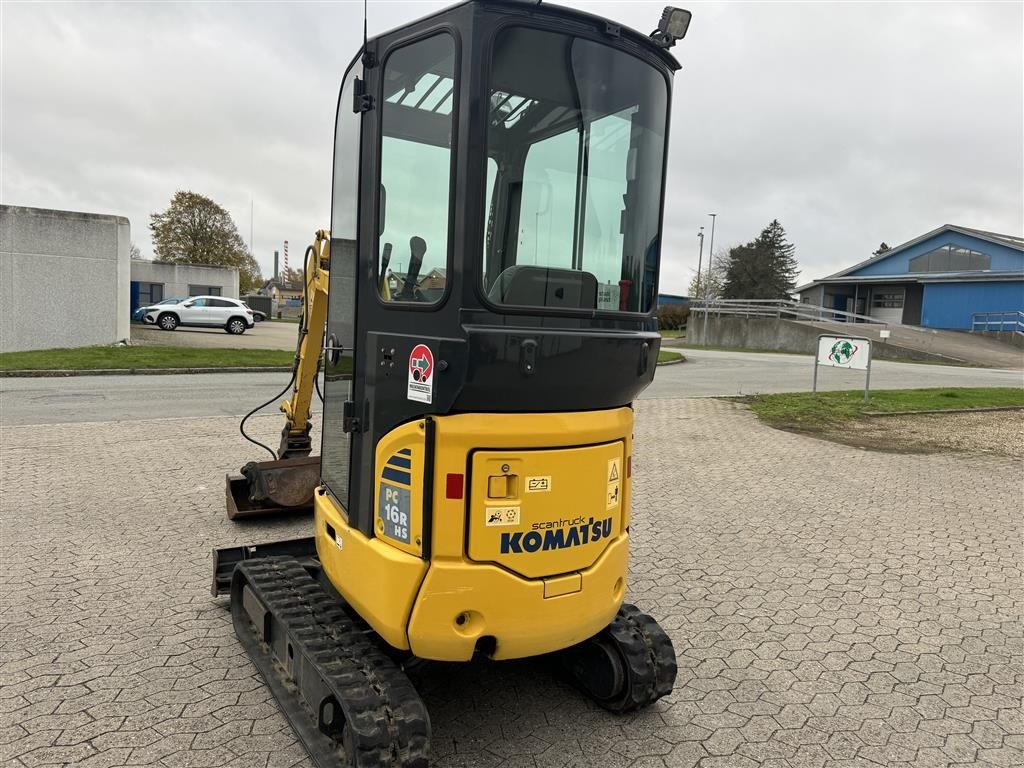 Bagger du type Komatsu PC16R-3HS, Gebrauchtmaschine en Ringe (Photo 8)