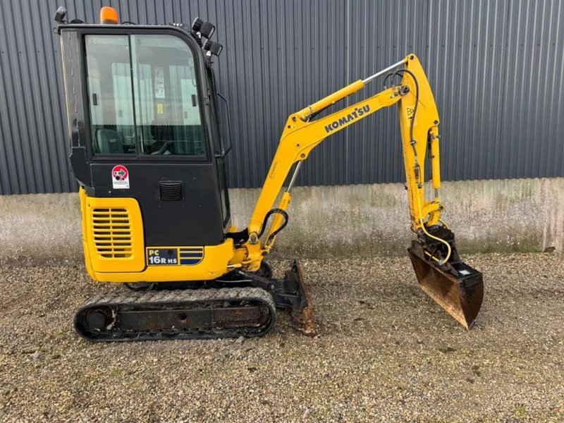 Bagger типа Komatsu PC16R-3HS, Gebrauchtmaschine в Nykøbing Mors (Фотография 1)