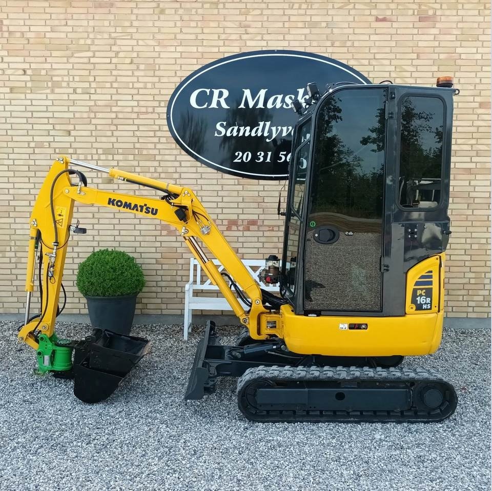 Bagger del tipo Komatsu pc16r hs, Gebrauchtmaschine en Fårevejle (Imagen 6)