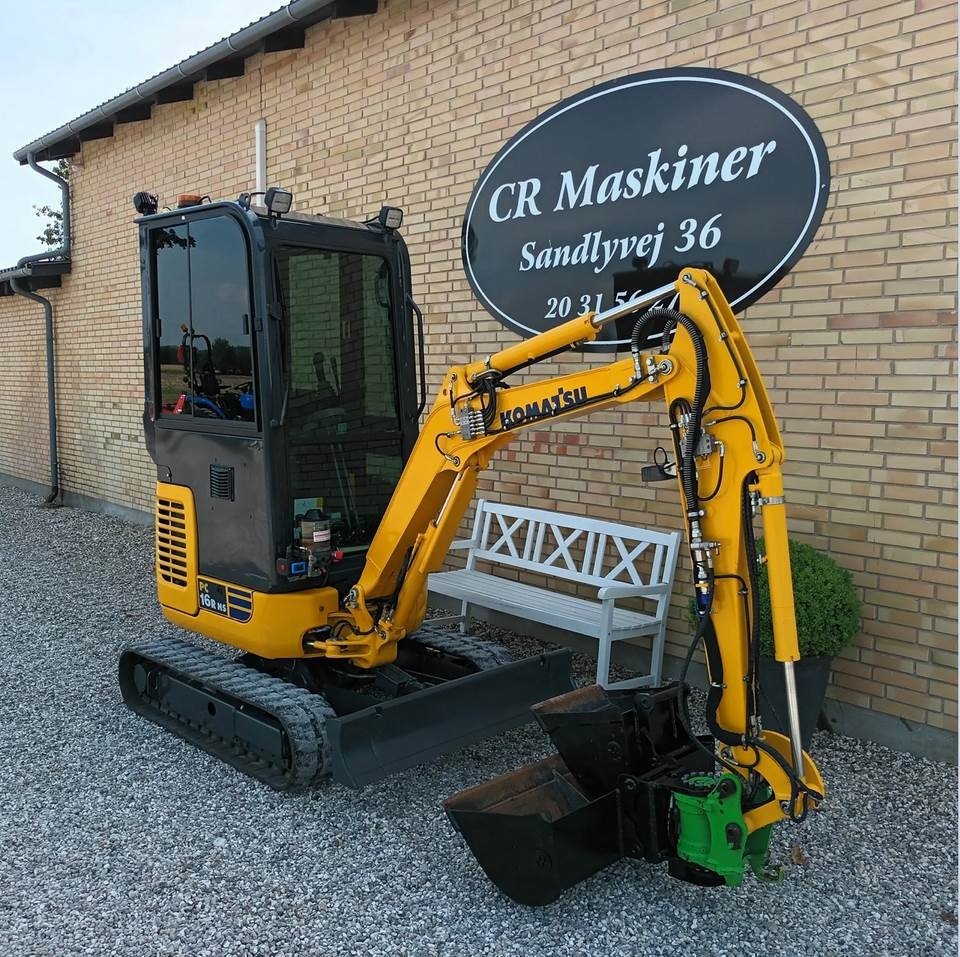 Bagger del tipo Komatsu pc16r hs, Gebrauchtmaschine en Fårevejle (Imagen 2)