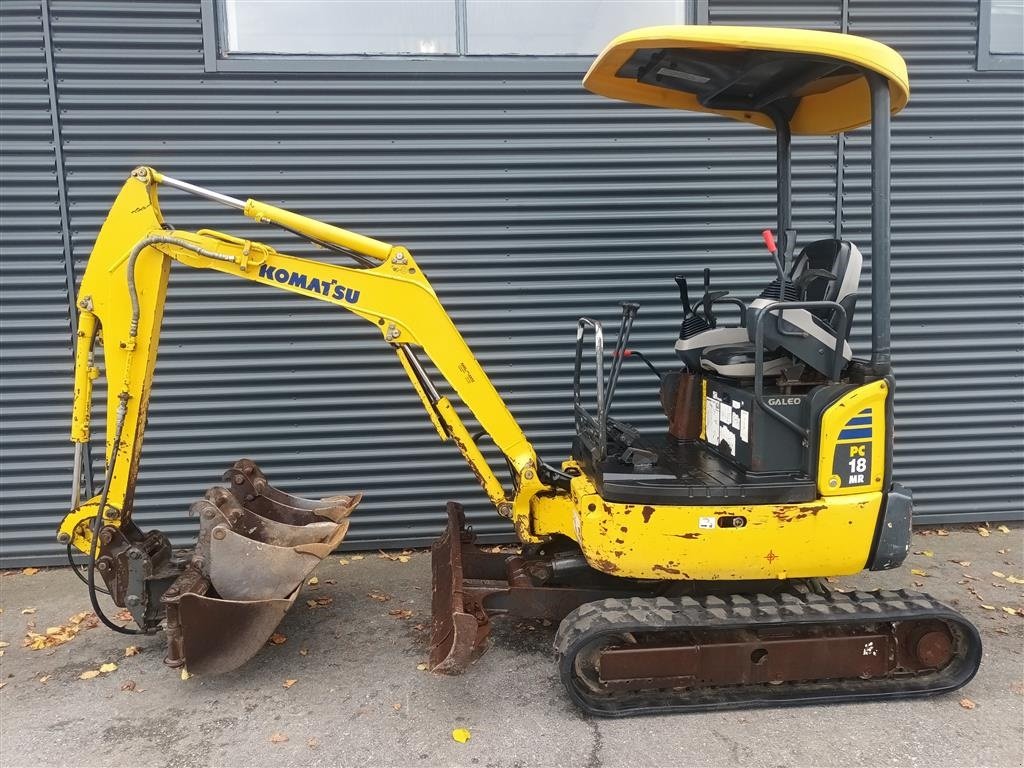 Bagger типа Komatsu PC18MR, Gebrauchtmaschine в Fårevejle (Фотография 5)