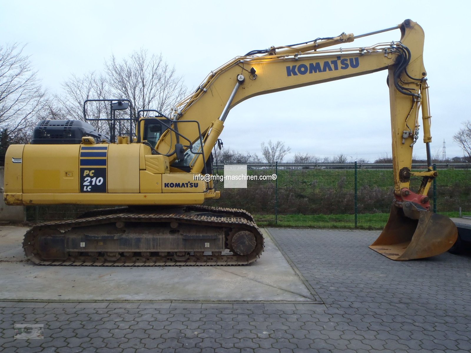 Bagger des Typs Komatsu PC210/LC-11, deutsche Maschine, 1. Hand, Gebrauchtmaschine in Gescher (Bild 1)