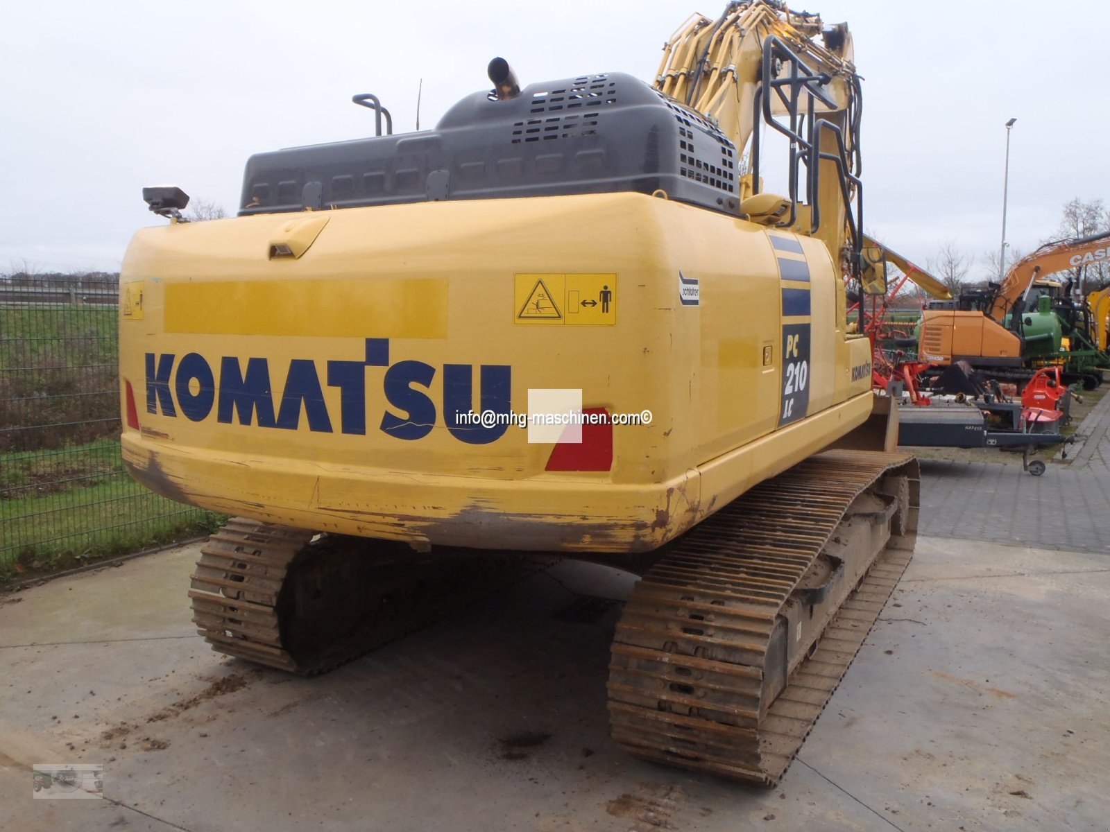 Bagger des Typs Komatsu PC210/LC-11, deutsche Maschine, 1. Hand, Gebrauchtmaschine in Gescher (Bild 4)