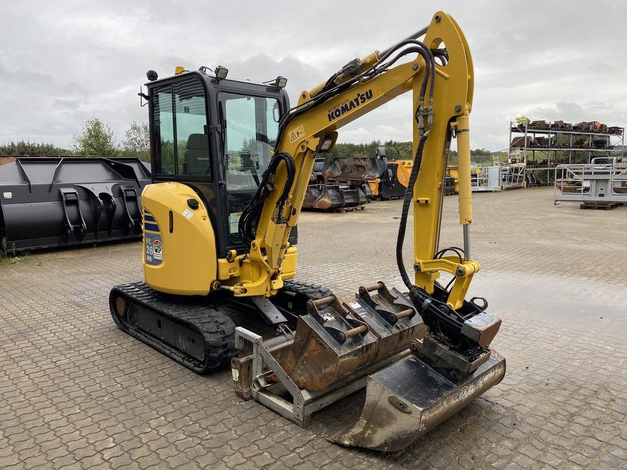 Bagger Türe ait Komatsu PC26MR-3, Gebrauchtmaschine içinde Skive (resim 5)