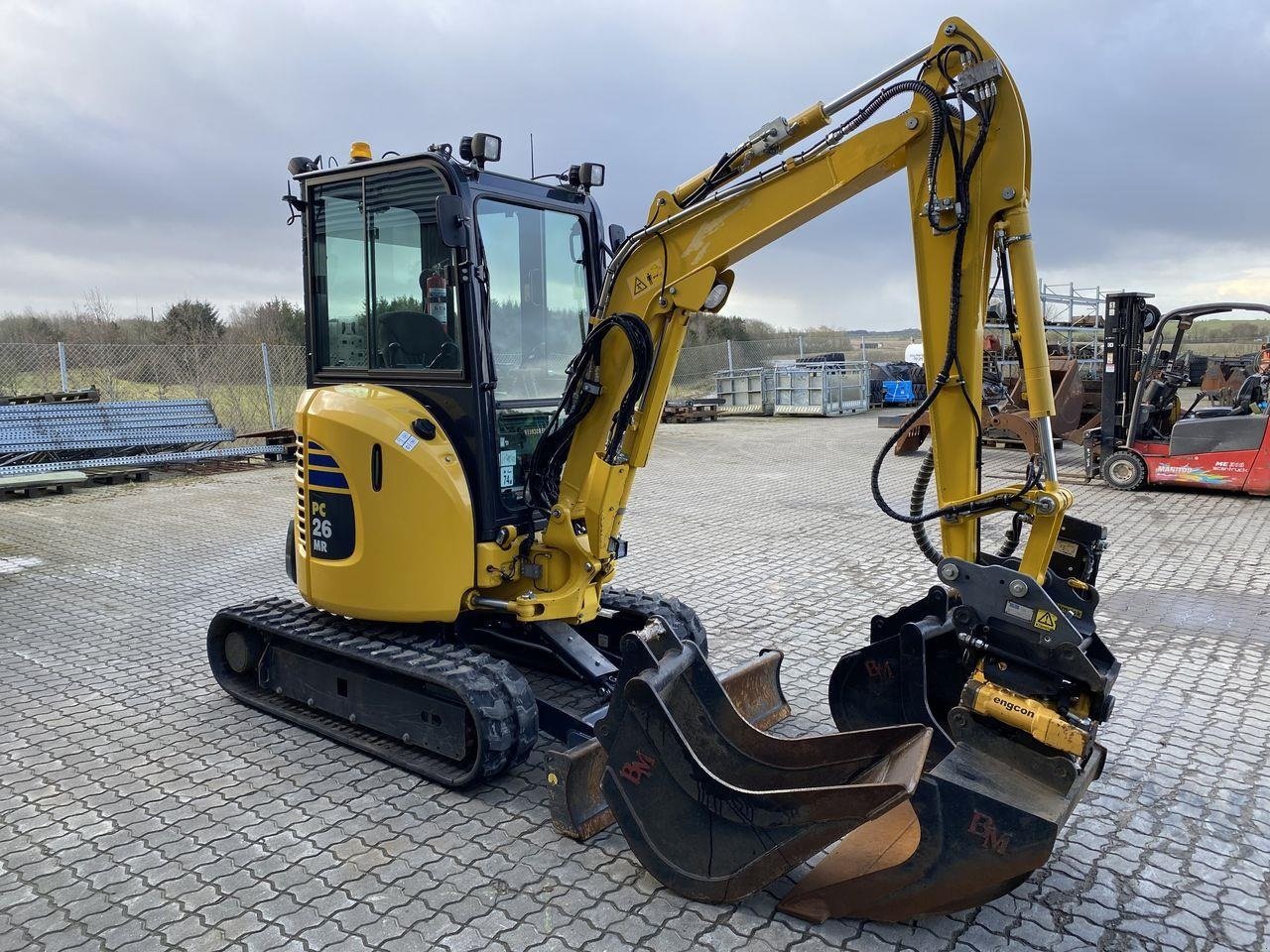 Bagger typu Komatsu PC26MR-5, Gebrauchtmaschine w Skive (Zdjęcie 5)