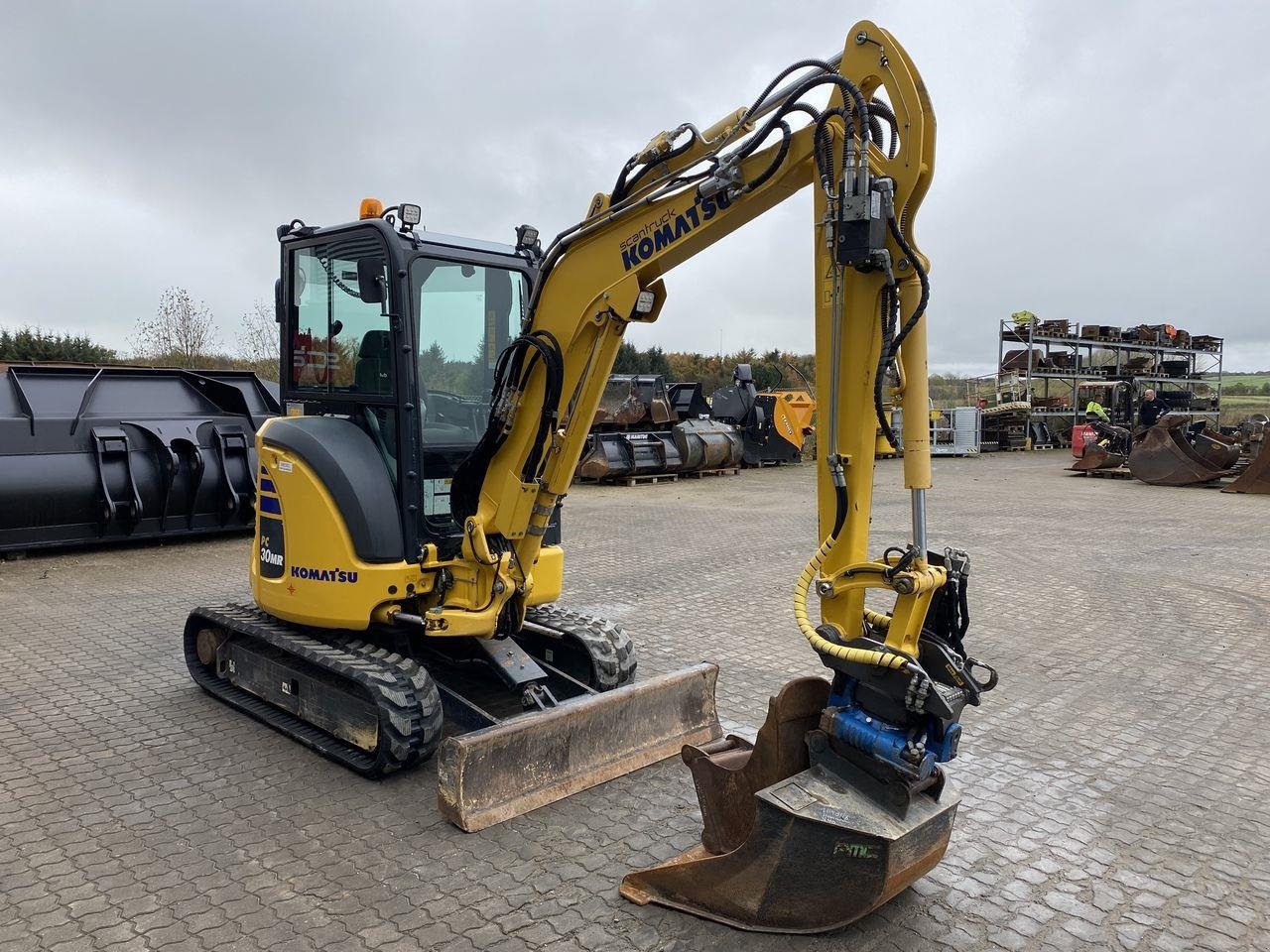 Bagger del tipo Komatsu PC30MR-5, Gebrauchtmaschine In Skive (Immagine 5)