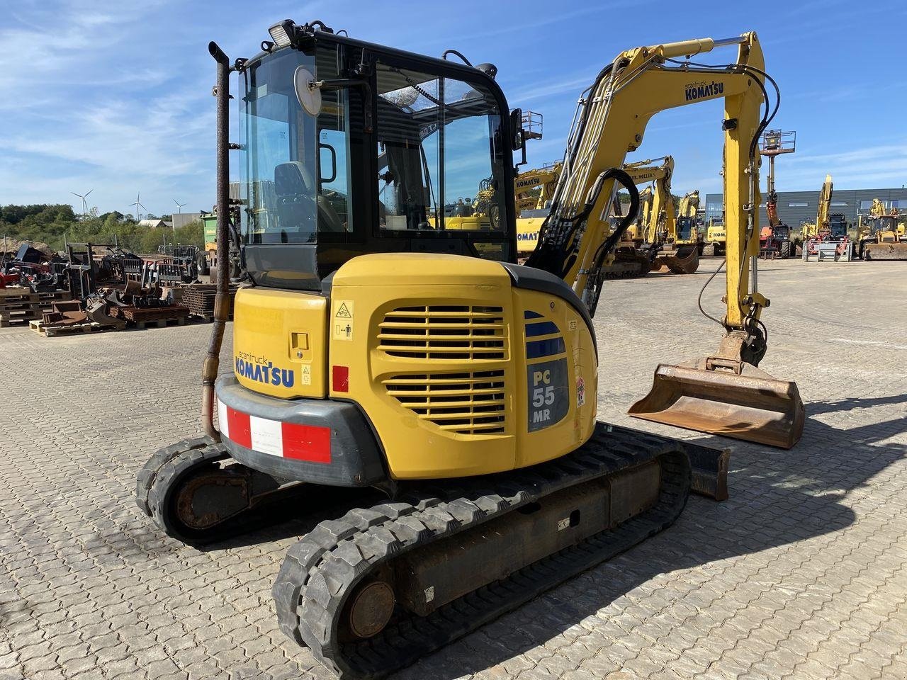 Bagger des Typs Komatsu PC55MR-3, Gebrauchtmaschine in Skive (Bild 4)