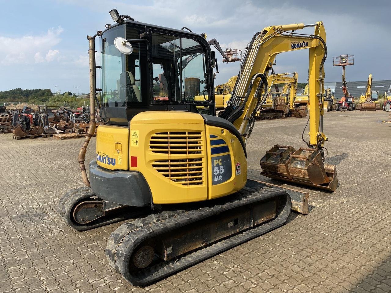 Bagger typu Komatsu PC55MR-3, Gebrauchtmaschine w Skive (Zdjęcie 4)